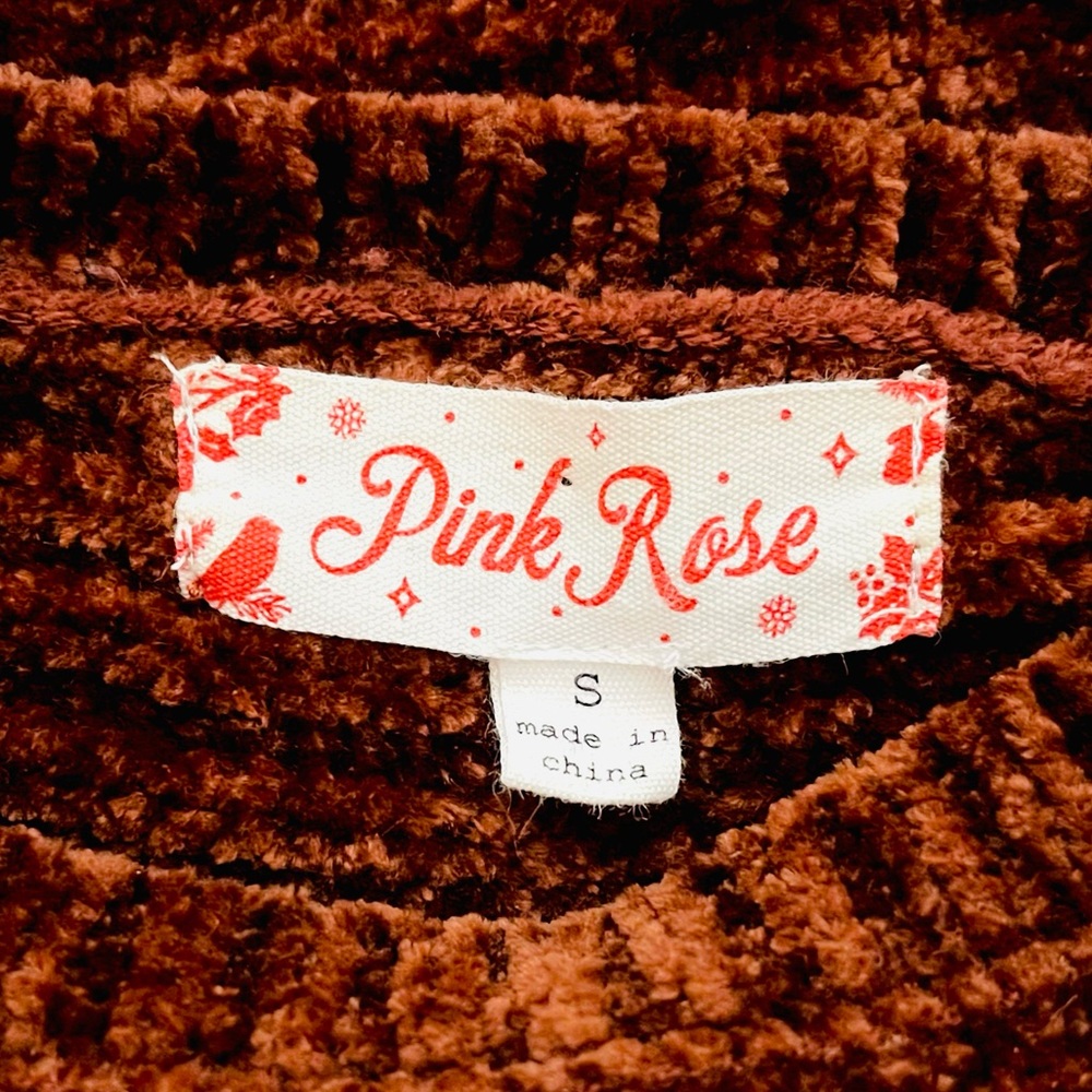 Pink Rose High Low Sweater - Picture 3 of 3
